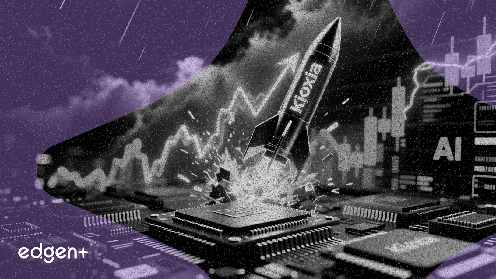 鎧俠股價飆升540%，人工智慧推動儲存晶片短缺