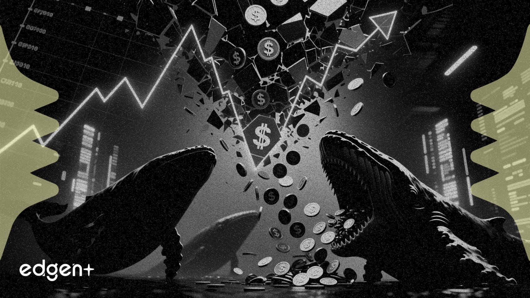 암호화폐 지수 9.3% 하락, 고래 투자자들 저가 매수