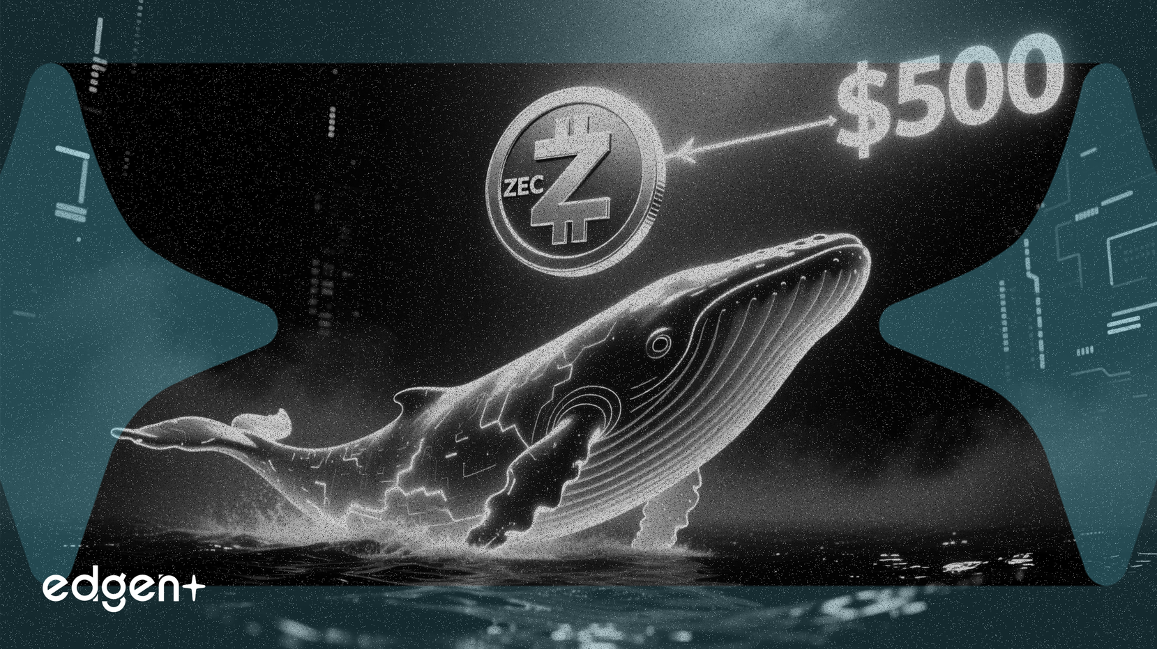 Zcash 受鲸鱼积累推动，目标价 500 美元