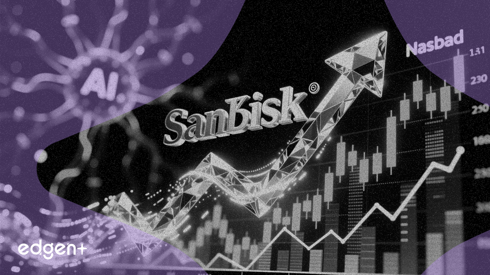 Sandisk grimpe de 16 % alors que les actions d'IA propulsent le Nasdaq à la hausse