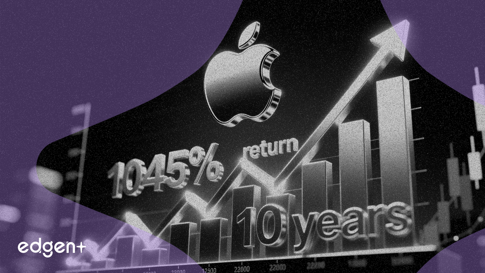 애플 주식, 10년간 1,045% 수익률 기록