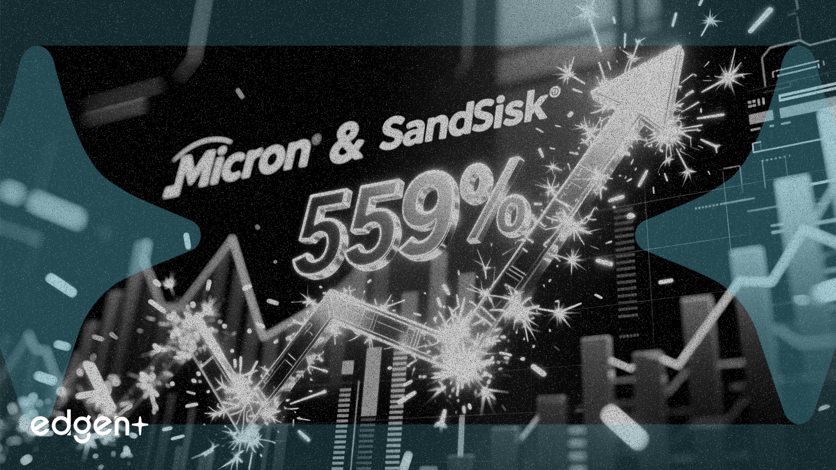Micron y Sandisk extienden su racha del 559% con ganancias de dos dígitos