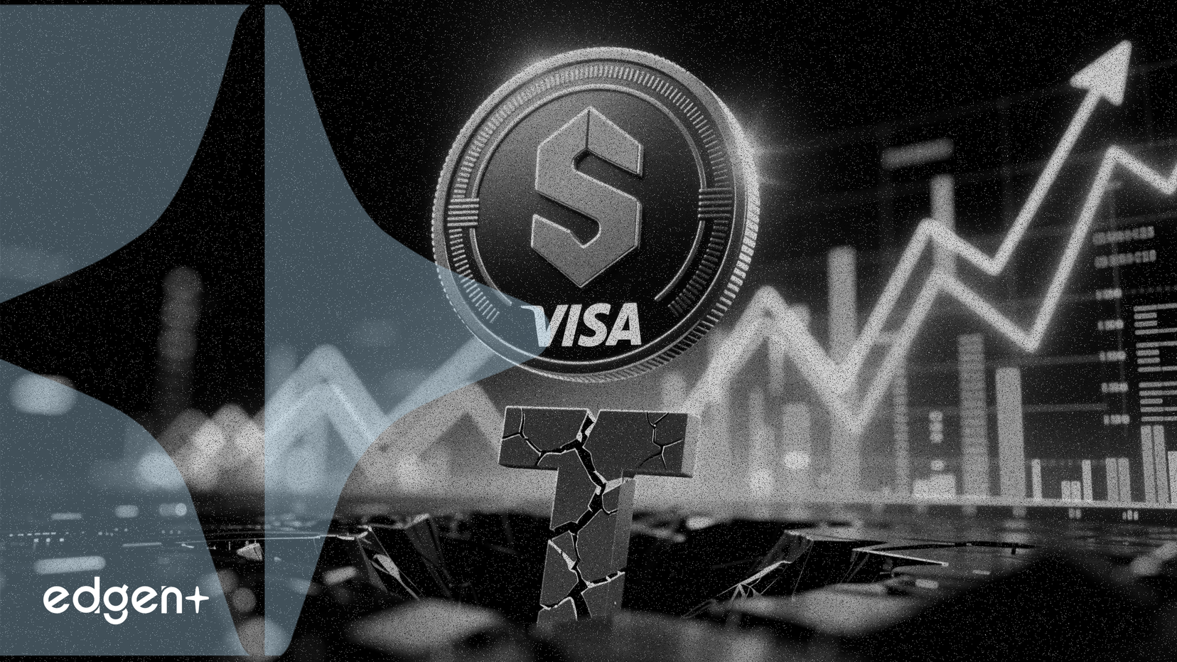 Circle firma acuerdo con Visa mientras el volumen de USDC supera al de su rival Tether