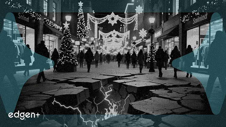 假日消费创纪录掩盖经济断层线