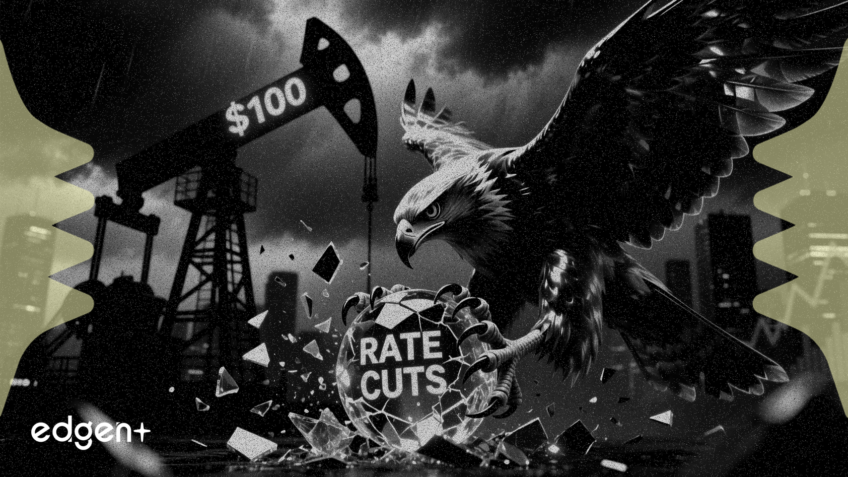 随着油价突破100美元，美联储转向鹰派立场，降息预期落空