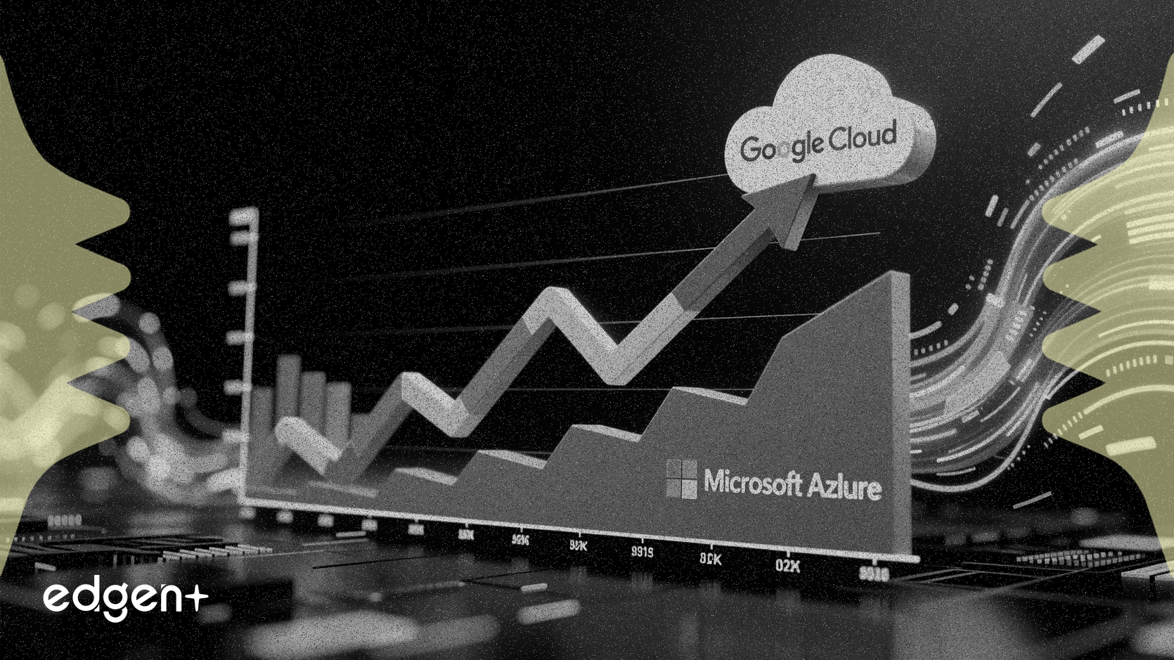 El crecimiento de Google Cloud alcanza el 48%, superando a Azure de Microsoft