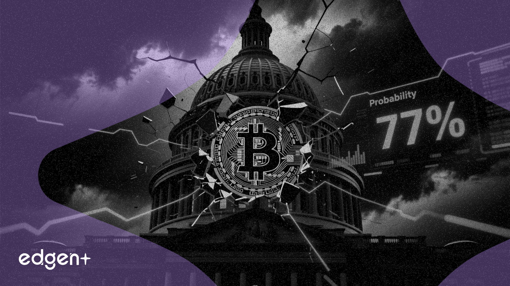 Polymarketで米政府閉鎖の確率が77%に達し、暗号資産法案が危機に