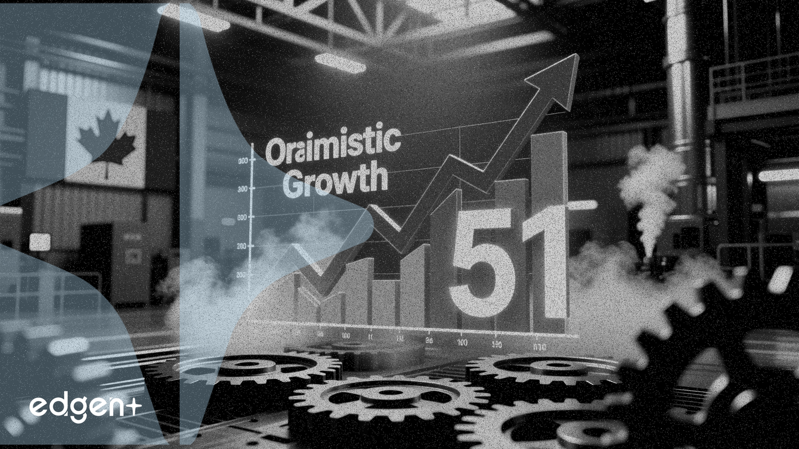 El PMI manufacturero de Canadá alcanza 51, marcando el segundo mes de expansión