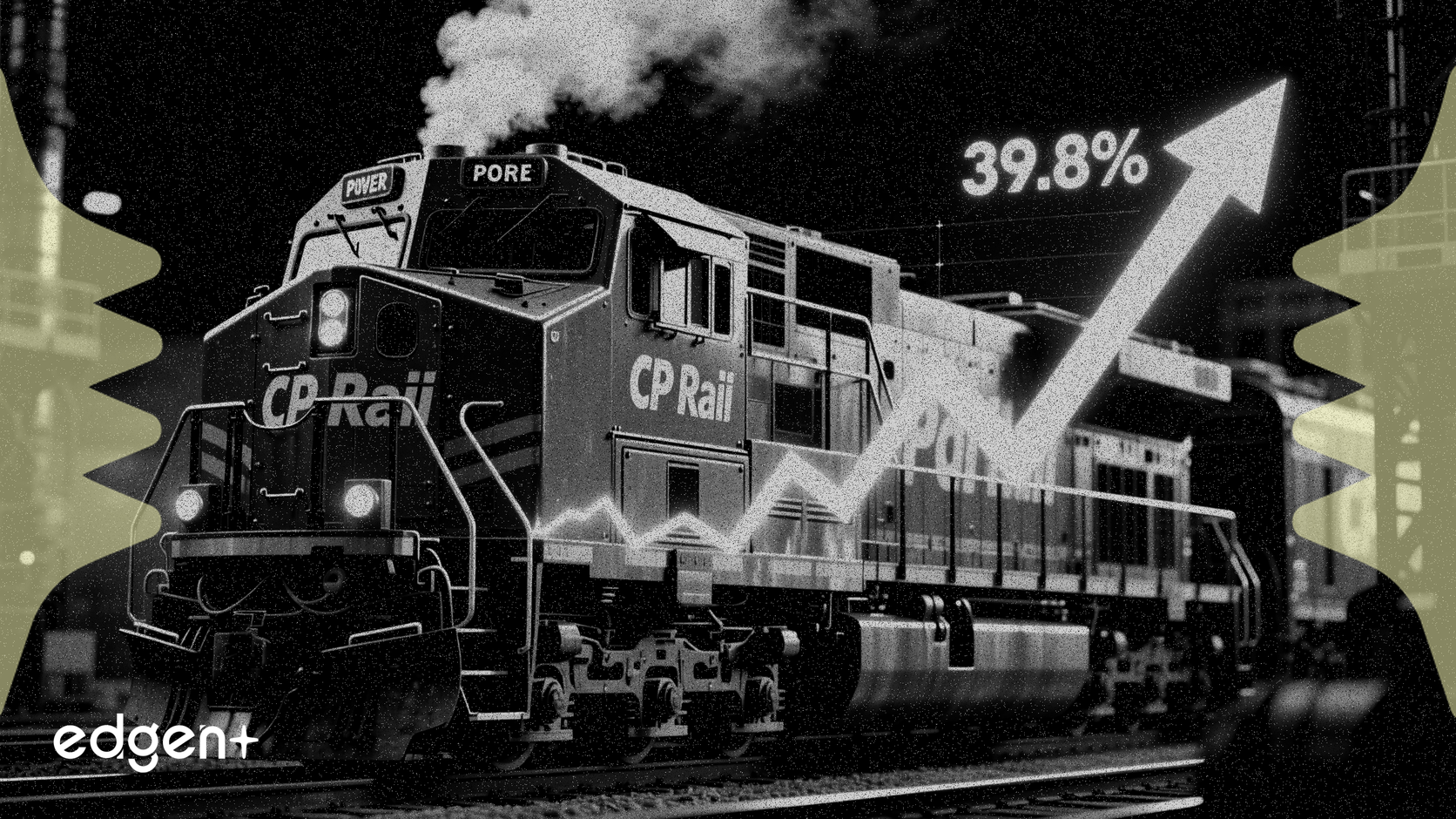 合併後CP鐵路以39.8%的利潤率獲得貿易主導地位