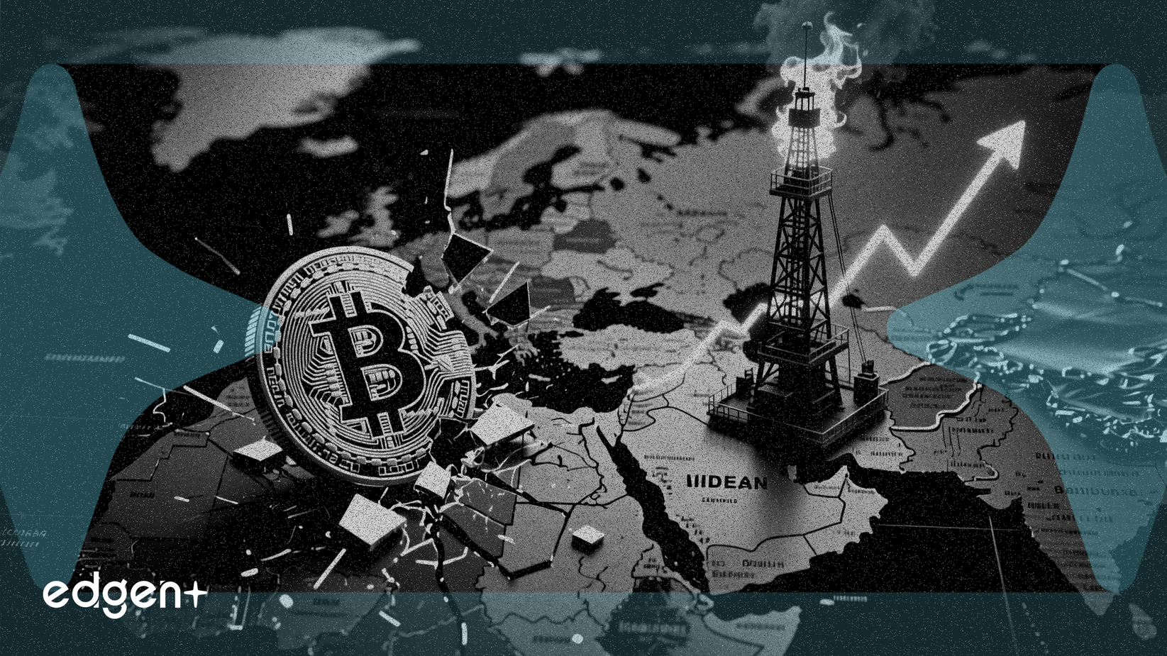 Bitcoin cae un 2% mientras el petróleo sube un 20% por temores de suministro en Oriente Medio