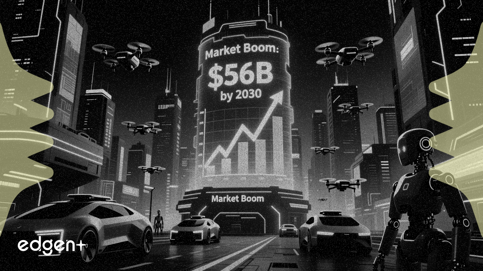 El mercado de sistemas autónomos alcanzará los 56 mil millones de dólares para 2030