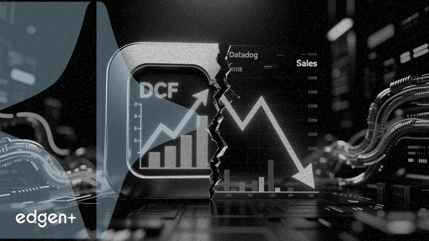 Datadog 估值矛盾：基於 DCF 模型低估 45%，但銷售額估值過高