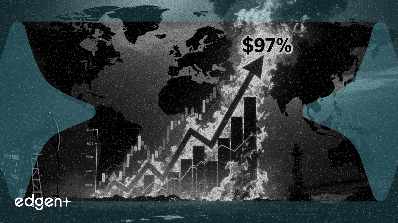 Perturbation d'Ormuz : le Brent monte de 12% à 97 dollars