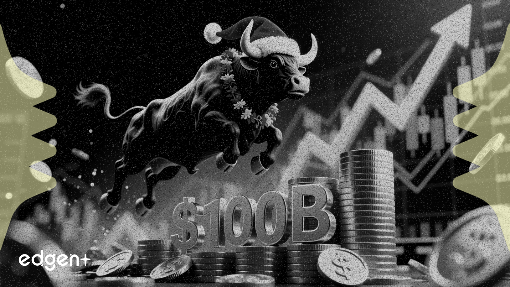 Las acciones de EE. UU. apuntan a un rally de Santa Claus tras una entrada de $100 mil millones y una inflación controlada