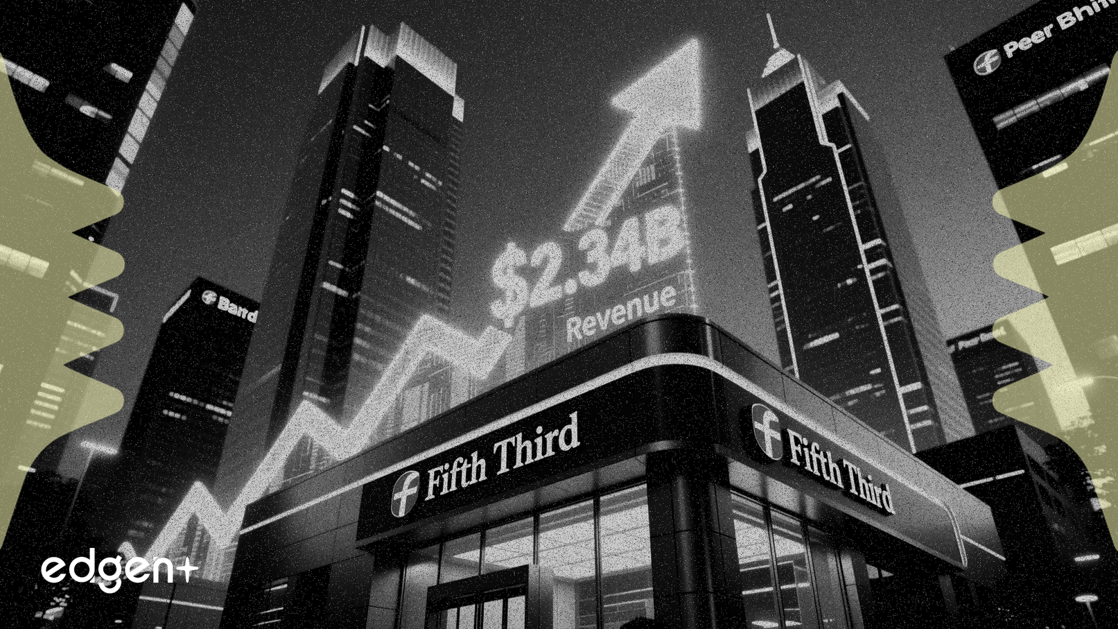 第五三銀行目標營收23.4億美元，同業銀行表現強勁