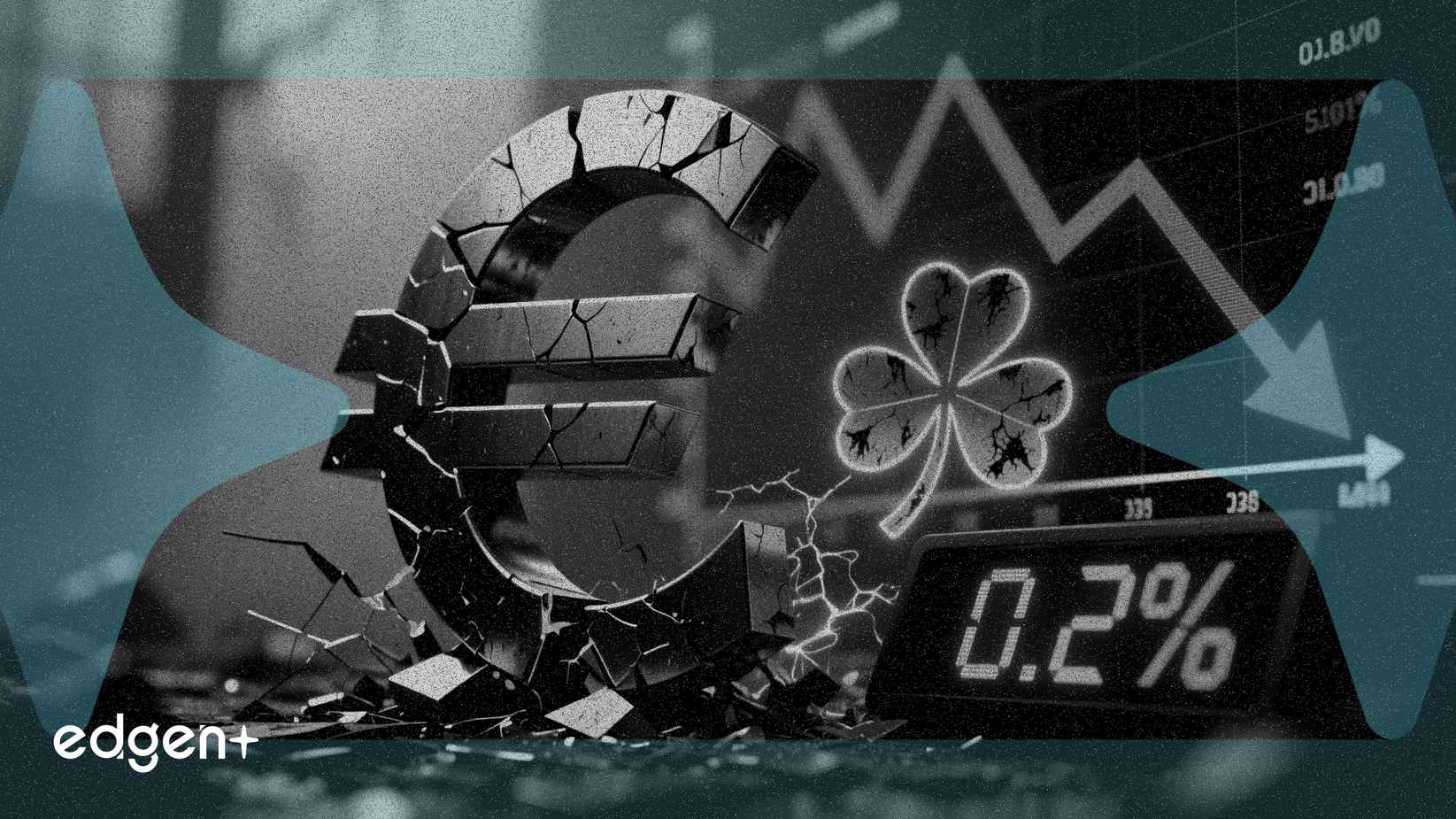 El crecimiento del PIB de la Eurozona en el cuarto trimestre se recorta al 0,2% por la contracción irlandesa