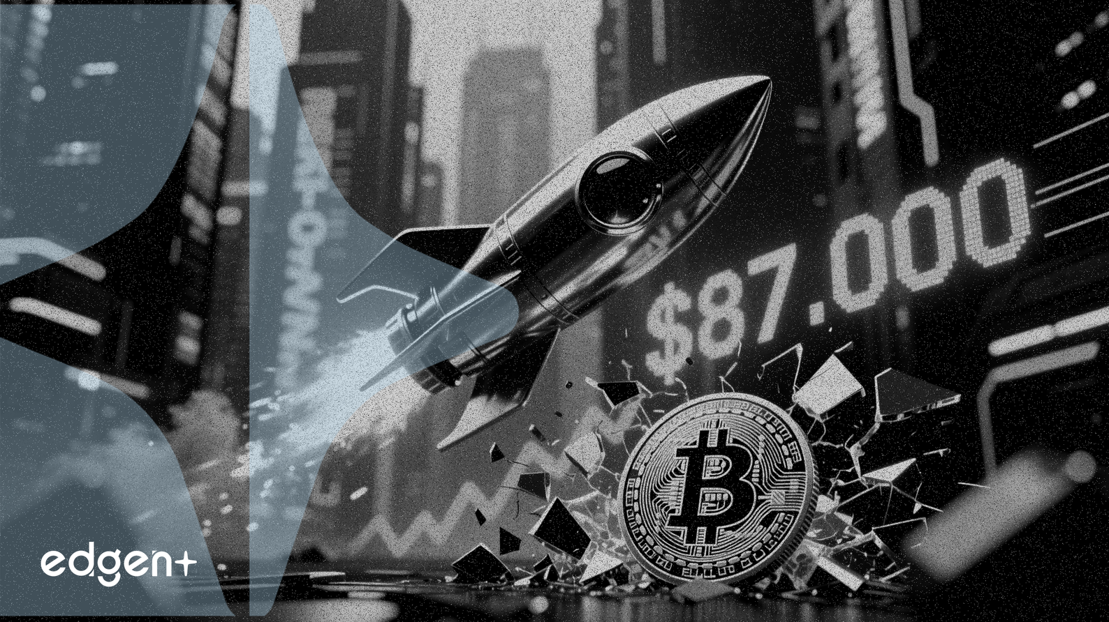 日銀利上げ後、円安が進む中、ビットコインが87,000ドルを突破