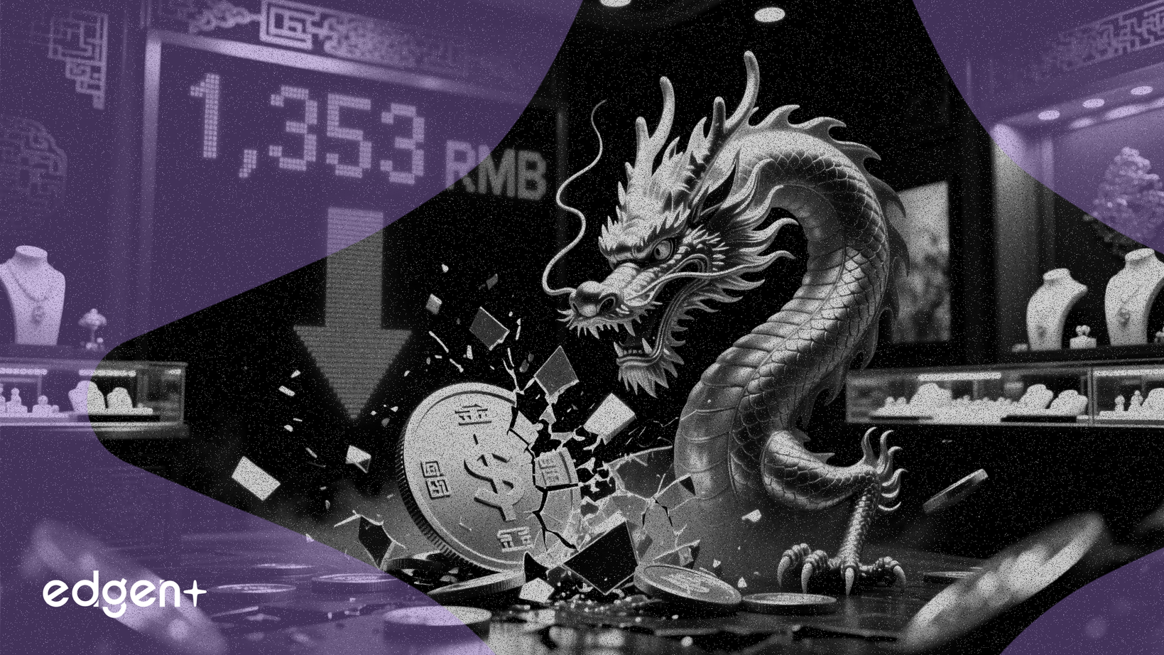 中國珠寶商下調黃金價格；周生生金價報每克1,353元人民幣