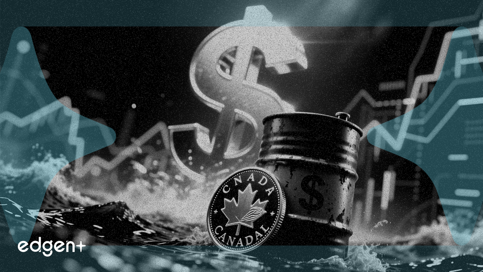 La flambée du pétrole amortit le dollar canadien tandis que la demande de valeurs refuges dope le dollar américain