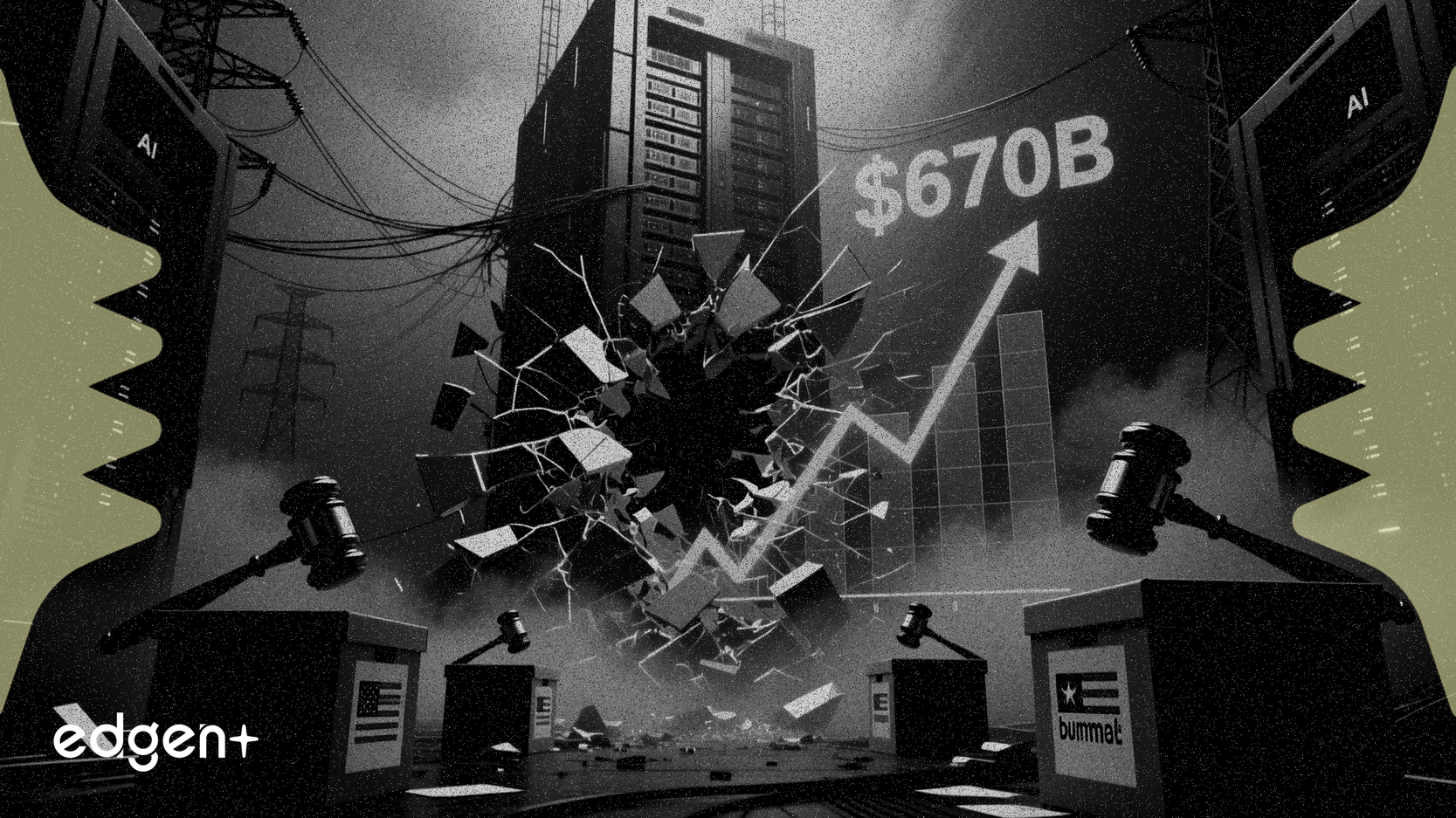 Réactions Politiques et Limites du Réseau Menacent les 670 Milliards de Dollars de Développement de l'IA