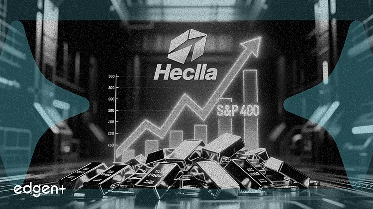 赫克拉矿业因白银飙升、S&P 400 入选而上涨