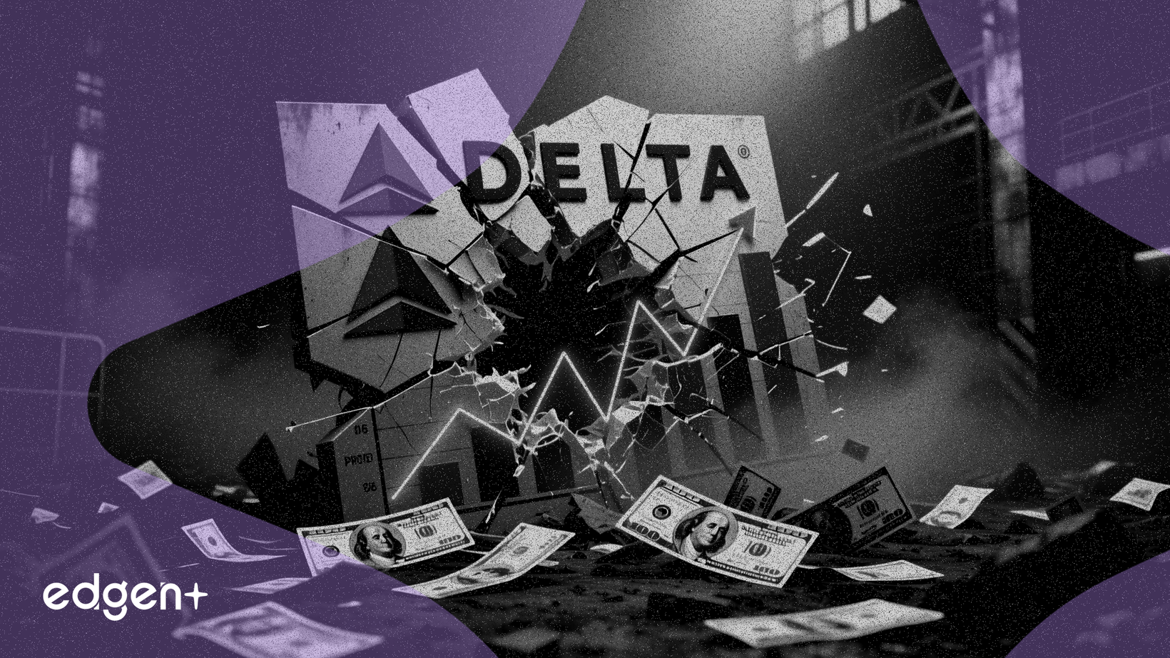 Delta face à un impact de 200 millions de dollars dû à la fermeture du gouvernement, les prévisions de bénéfices du T4 chutent