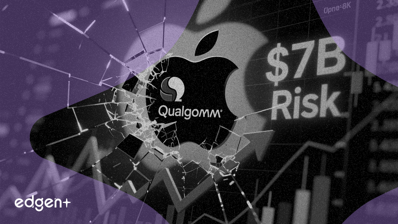 Las acciones de Qualcomm caen por rebaja de BofA debido al riesgo de $7 mil millones por parte de Apple