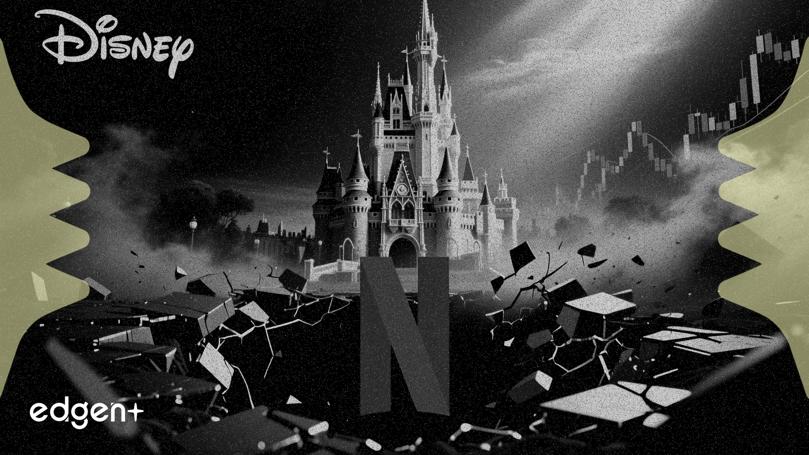 Las acciones de Disney suben un 5% mientras Netflix cae un 27% por temores de valoración