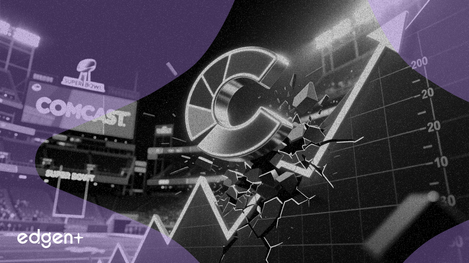 Comcast, %28,5'lik Beş Yıllık Düşüşü Tersine Çevirmek İçin Super Bowl Atağını Başlattı