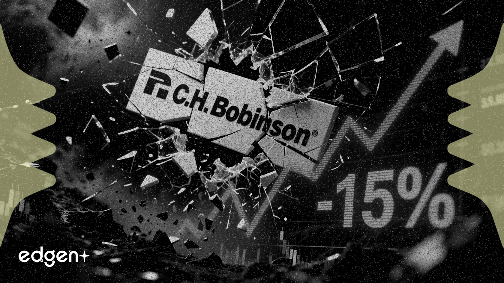 C.H. ロビンソン株が15%急落、2019年以来最大の暴落