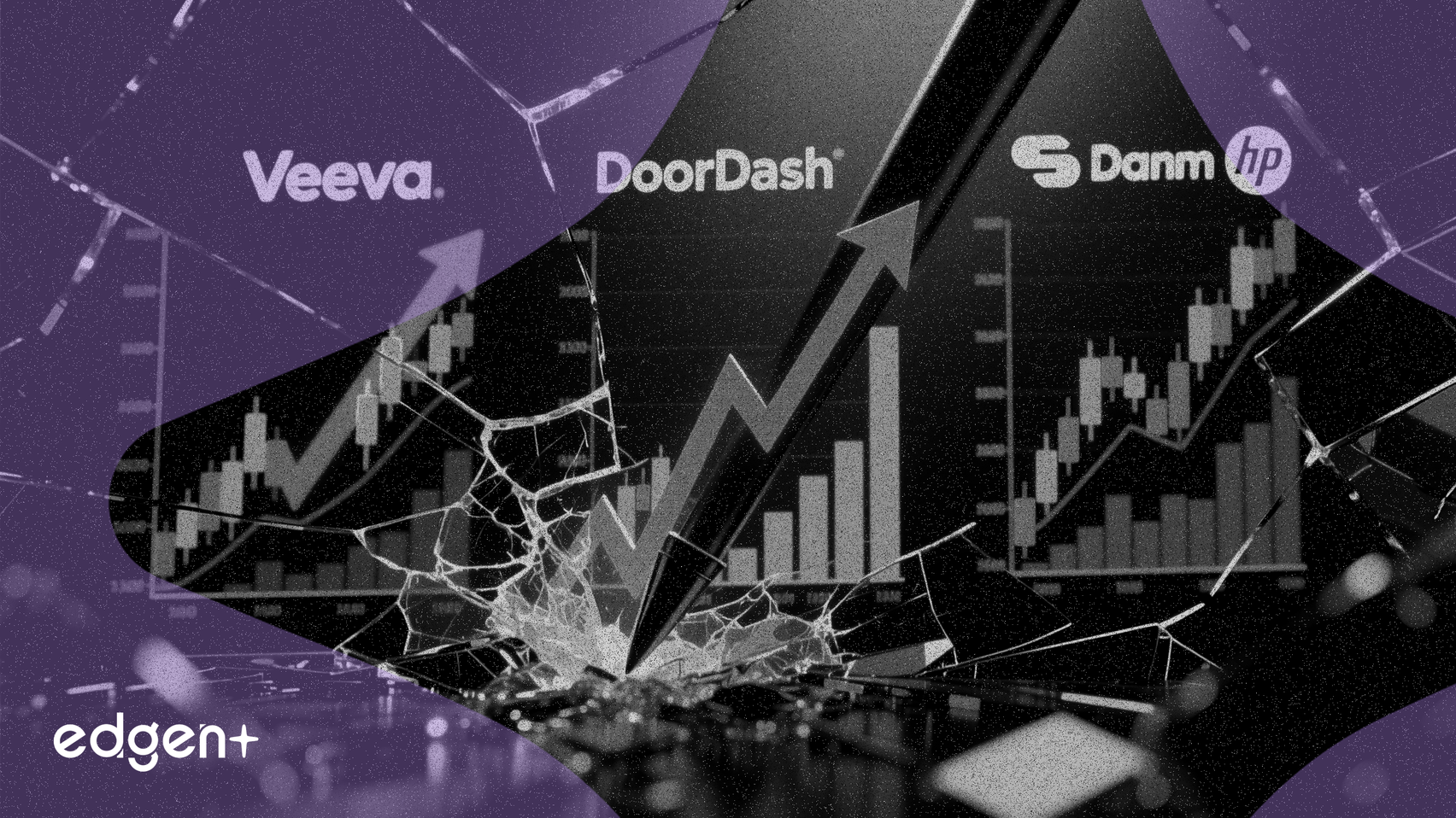 Los gráficos de Veeva, DoorDash y HP señalan una mayor caída