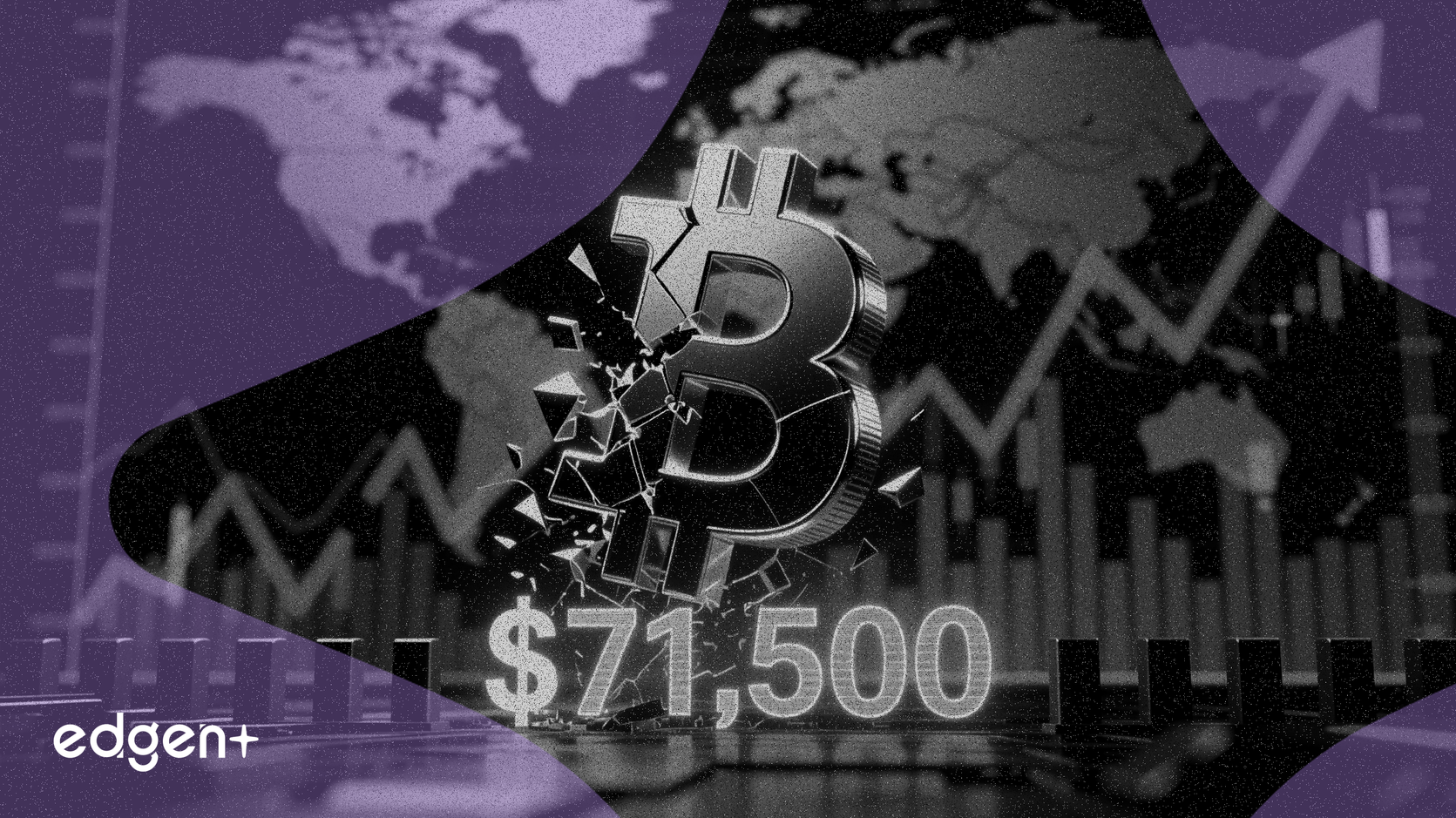 Bitcoin Rechazado en 71.500 $ mientras los Mercados Globales se Debilitan