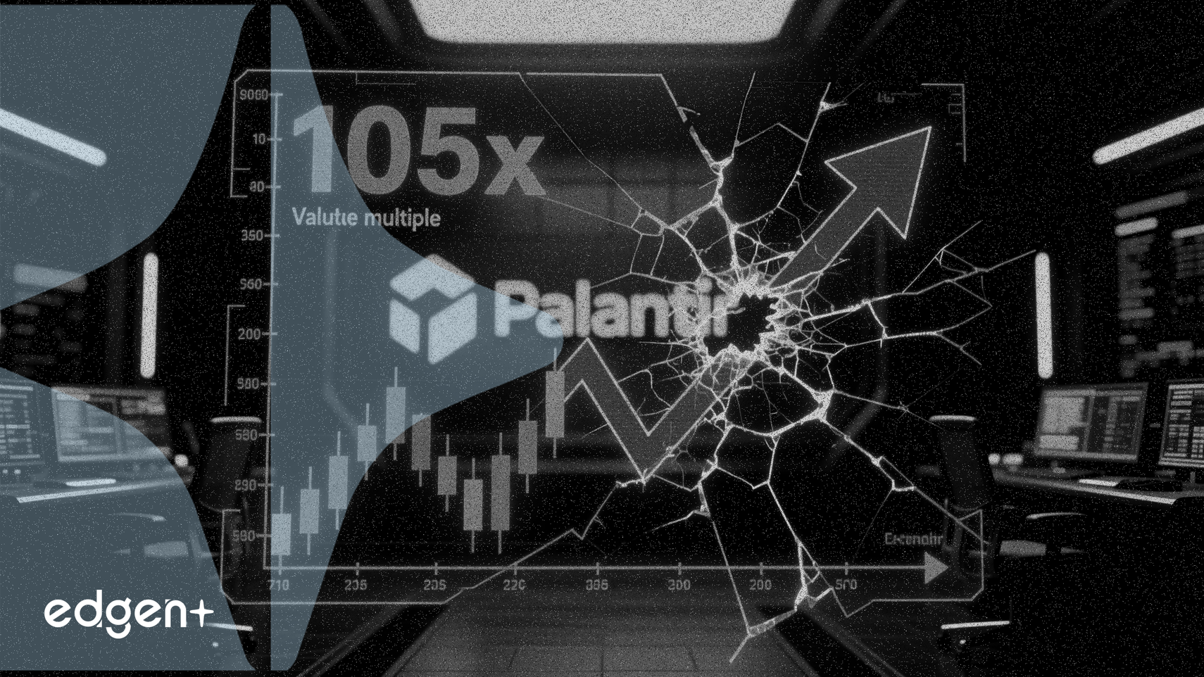 Palantir chute de 17%, alimentant le débat sur son multiple de 105 fois les ventes