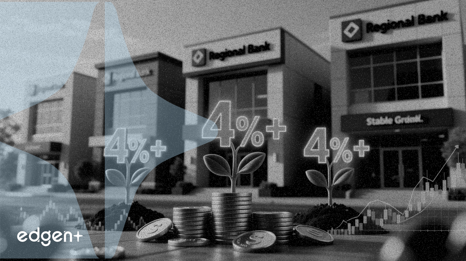 Cinco bancos regionales ofrecen rendimientos de dividendos superiores al 4%