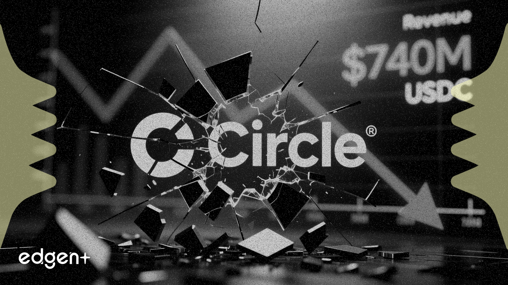 Las acciones de Circle caen un 13% a pesar de los 740 millones de dólares en ingresos de USDC