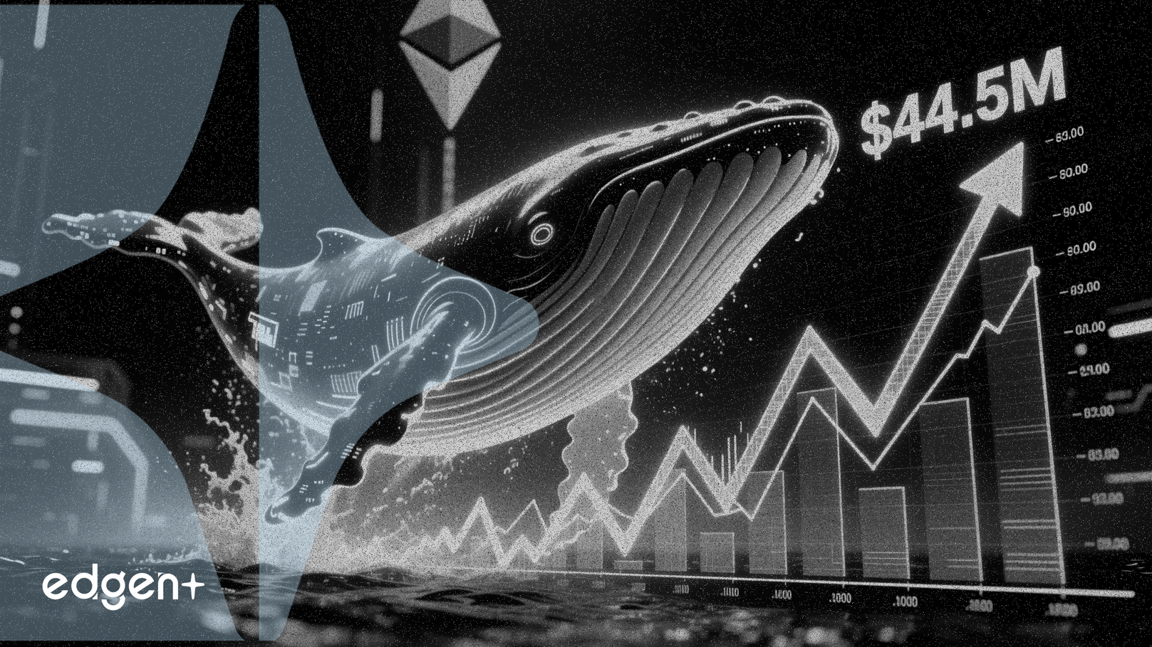 著名なイーサリアムクジラが4450万ドルのロングポジションで市場スタンスを転換