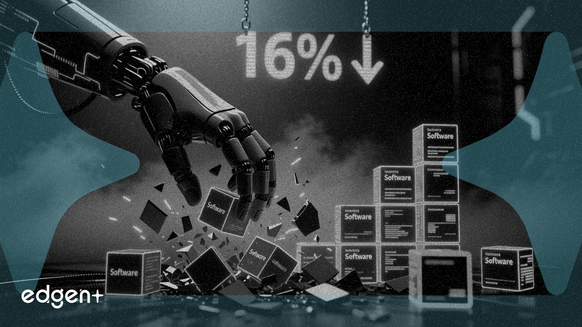 AI 위협에 소프트웨어 대출 시장 명암 엇갈려... 일부 가격 16% 폭락