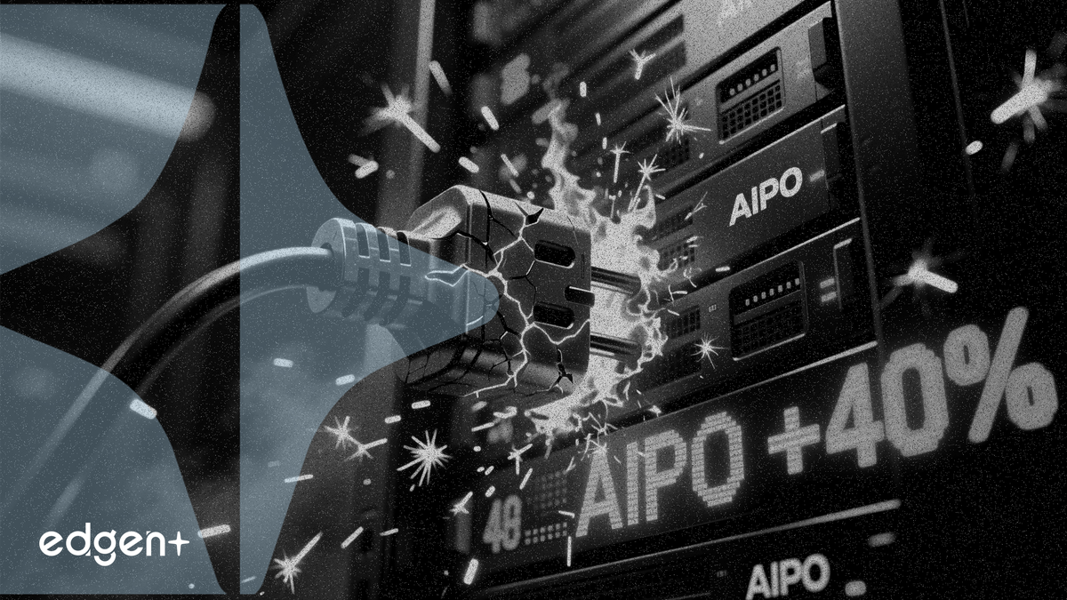 AIPO, aracı AI dönüşümünün güç darboğazı yaratmasıyla %40 yükseldi
