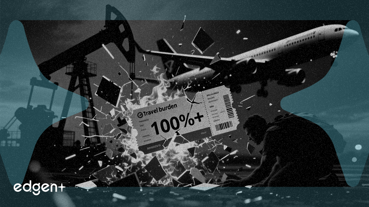 油价突破每桶110美元，航空公司票价涨幅超过一倍