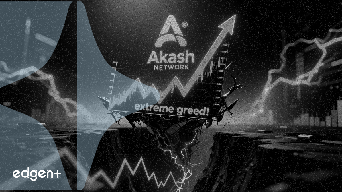 隨著加密貨幣市場恐慌加劇，Akash Network在韓國達到「極度貪婪」水平