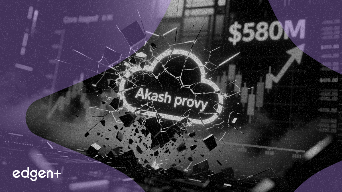 Le jeton d'Akash Network chute de 12 % suite à une liquidation de 580 millions de dollars de crypto-actifs