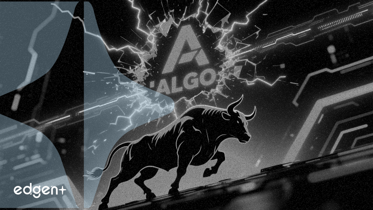 Algorand 突破 10%，多頭目標看向 $0.1271 關鍵阻力位