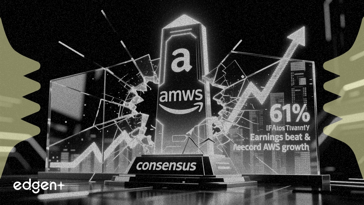 El beneficio de Amazon supera el consenso en un 61% con un crecimiento récord de AWS