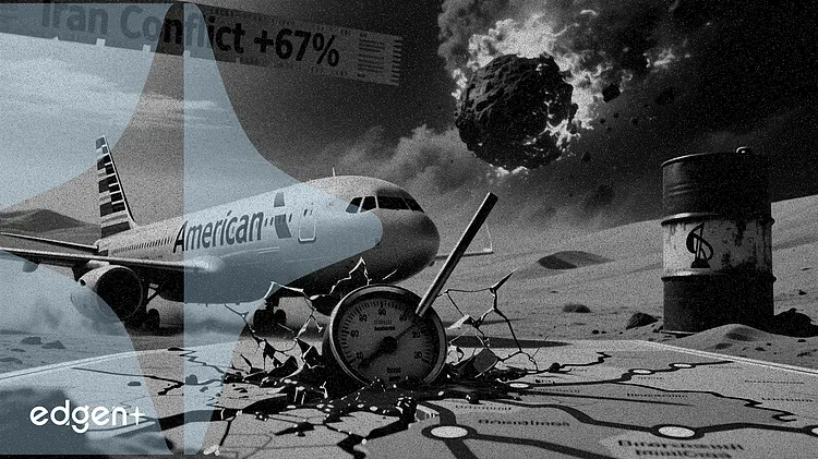 미국항공(American Airlines), 이란 분쟁으로 제트연료 67% 급등…6개 노선 중단