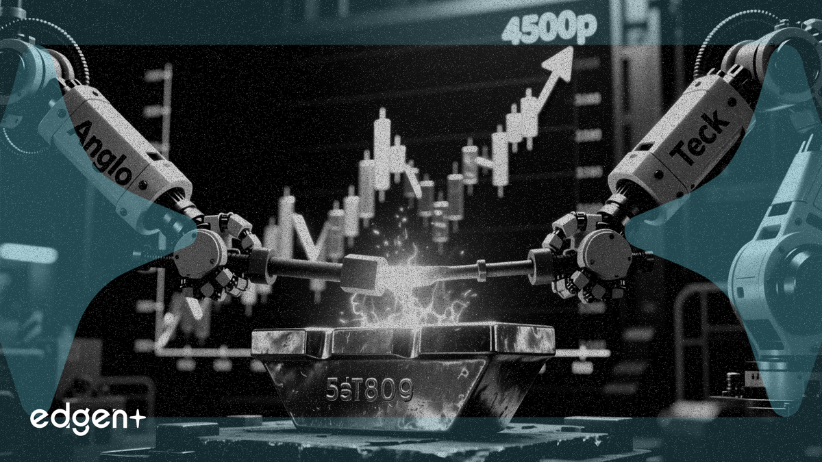 英美資源集團目標價上調至4500便士 受惠泰克資源銅業合併