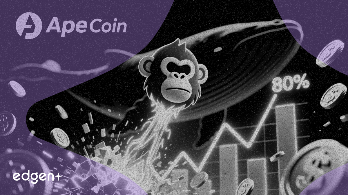 에이프코인(APE), 신임 CEO 임명 및 100만 달러 규모 고래 베팅에 80% 급등