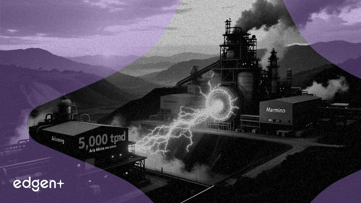 Aris Mining đạt cột mốc quan trọng tại Marmato với việc kết nối nhà máy 5.000 tấn/ngày