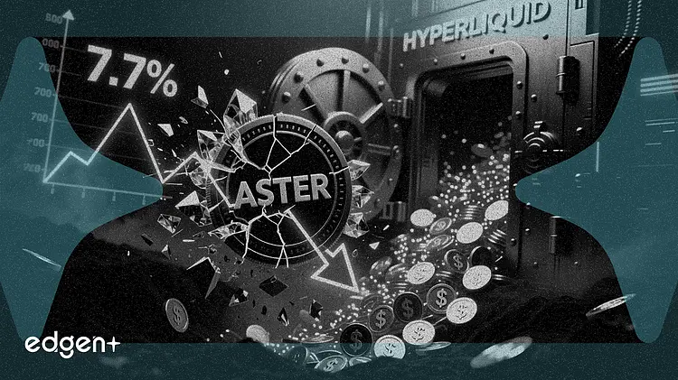 Aster下跌7.7%,Hyperliquid 7亿美元代币解锁施压市场