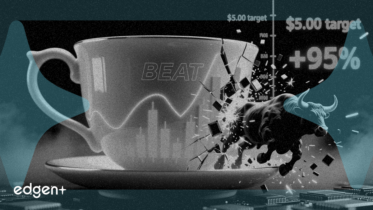 Audiera BEAT 飙升 95% 至 3.98 美元，杯柄形态突破目标看向 5 美元