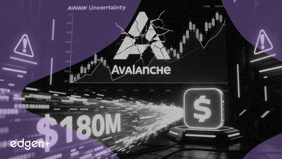 Avalanche 價格停滯，1.8 億美元 AVAX 流入 Coinbase